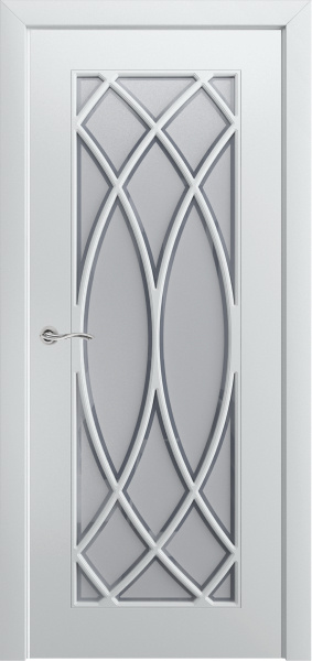 Dariano Межкомнатная дверь Саппоро 1 с решеткой Волна ПО, арт. 30225 - фото №1