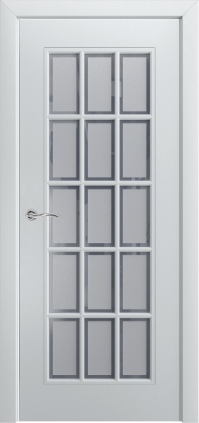 Dariano Межкомнатная дверь Саппоро 1 с решеткой №15 ПО, арт. 30227 - фото №1