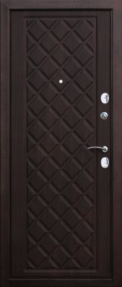 Входная металлическая дверь Феррони Камелот винорит 2 замка 1.4мм металл (Вишня темная + МДФ)