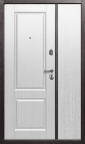 Снаб ДВ Входная дверь Тайга 7 см Клен белый 1200*2050, арт. 0006338