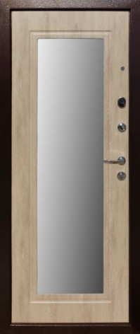 Рус комплект Входная дверь Оптима с зеркалом, арт. 0006366
