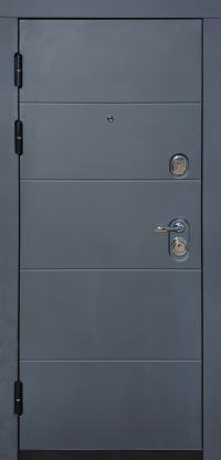 Рус комплект Входная дверь Атлант МДФ/МДФ ясень, арт. 0006356